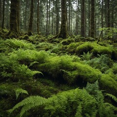 Fototapeta premium footpath in the forest