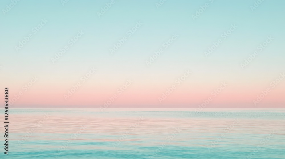 Poster a pale, muted pastel-colored gradient transitioning from soft pink to light blue, evoking calmness a