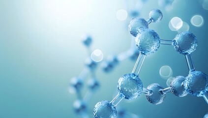 Abstract background with an organic structure. Stunning abstract background with a molecular feel. A chemical-inspired design with a smooth gradient. 