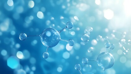 Abstract background with an organic structure. Stunning abstract background with a molecular feel. A chemical-inspired design with a smooth gradient. 