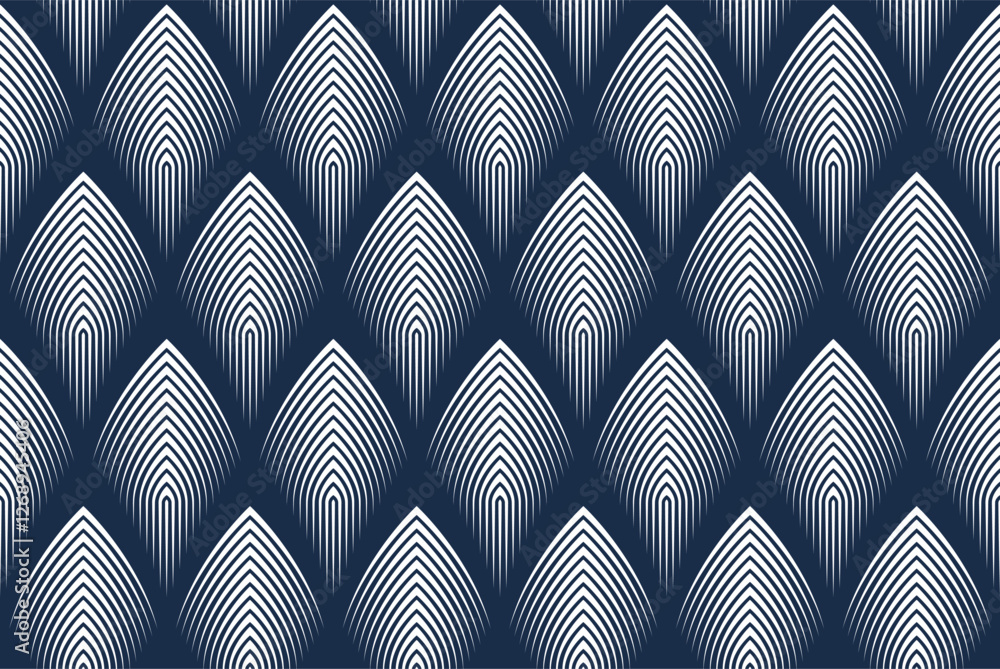Poster monumental architecture seamless pattern, vector abstract background of reptile snake or fish skin, 