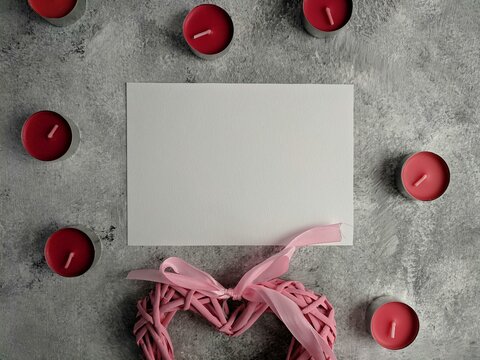 A White Blank Paper on environmental background