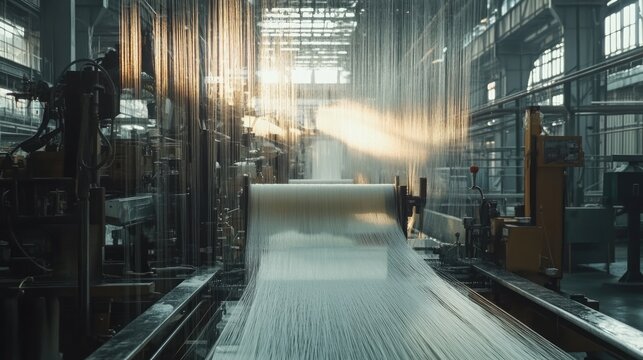 Threads of Light: A Glimpse into a Textile Factory