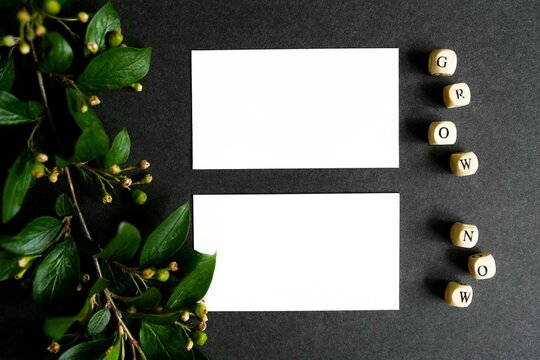 A White Blank Paper on environmental background