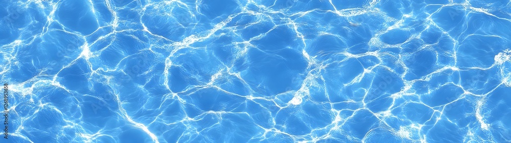 Aufkleber mesmerizing rippling water surface with shimmering reflections tranquil serene backdrop for relaxati