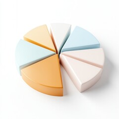 Obraz premium Minimalist Pastel Geometric Triangle Pattern Composition for Modern Digital Display