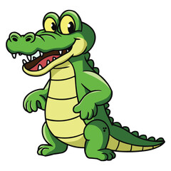 Fototapeta premium cartoon crocodile cartoon