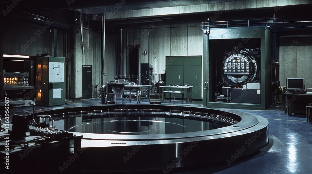 Poster a research lab where neutrons are being used in particle accelerator experiments