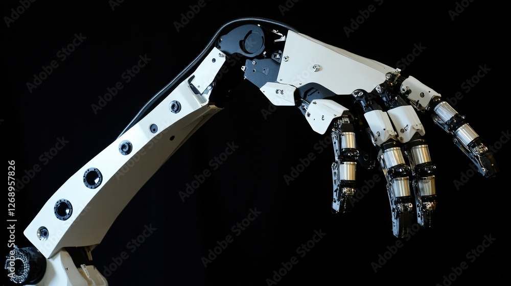 Aufkleber a robotics innovation project where engineers design and test cutting-edge robots capable of perform