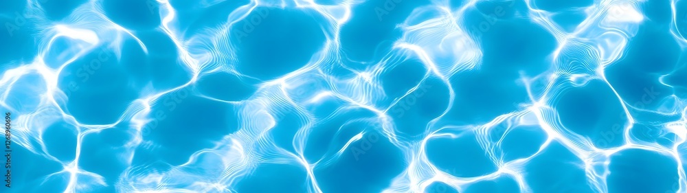 Poster Shimmering aquatic background with captivating ripple patterns and fluid movement  Abstract and mesmerizing clear water texture perfect for nature summer or relaxation themed designs