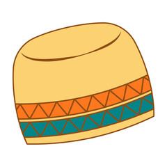 Traditional Islamic Culture and Clothing. Ramadan Flat Illustration