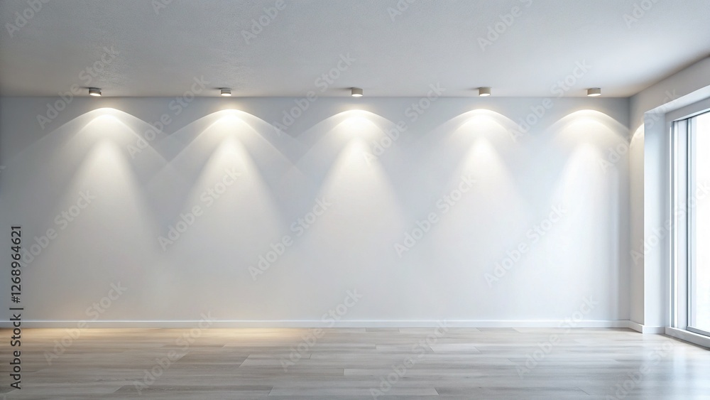 Poster clean bright white background stock photo: ample space for text and design elements