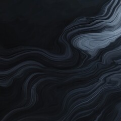 Fototapeta premium Dark gray abstract marble swirls, background texture