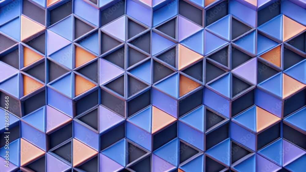 Poster abstract geometric triangle pattern background