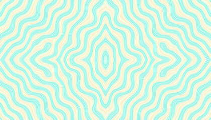 Abstract Wavy Line Pattern in Soft Teal and Pale Cream – Seamless Flowing Design, Fluid Rippling Effect, Pastel Aesthetic, Minimalist Texture, Calming Waves, Modern Background