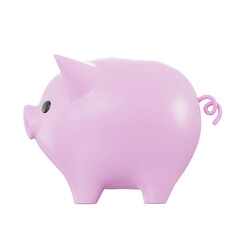 Piggy Bank 3D Icon