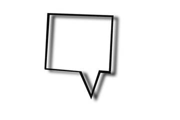 Fototapeta premium Thought bubble Thought bubble on transparent background