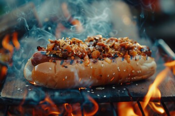 Classic Hot Dog &ndash; Tasty Fast Food with Delicious Toppings