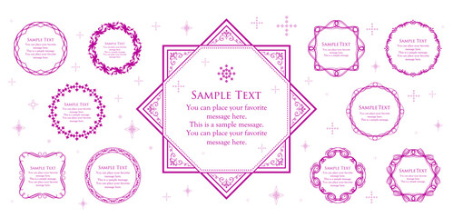 オシャレなアンティークフレーム