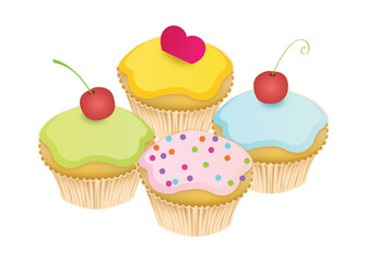 Cupcake Vector Art & Graphics