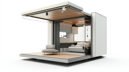 compact modern home designed for urban living  