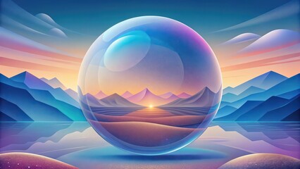 Orb Reflection Landscape