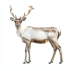 Obraz premium Reindeer isolated on white