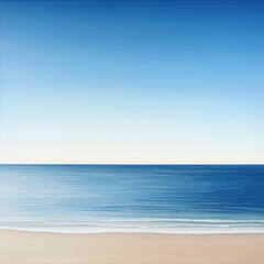 Calm ocean waves serene beach high-resolution landscape tranquil environment aerial view peacefulness