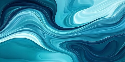 Fototapeta premium Abstract watercolor paint background by teal color blue and green with liquid fluid texture for background banner