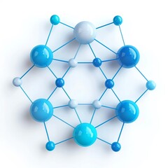Interconnected circles arranged around a central corporate emblem symbolize the collaborative network of company departments.