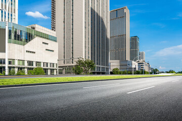 Modern Cityscape: A Vibrant Urban Landscape with Striking Architecture