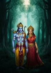 Fototapeta premium Lord Rama