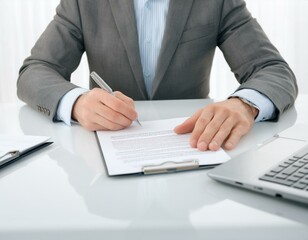 Business Contracts and Document Management Scenes