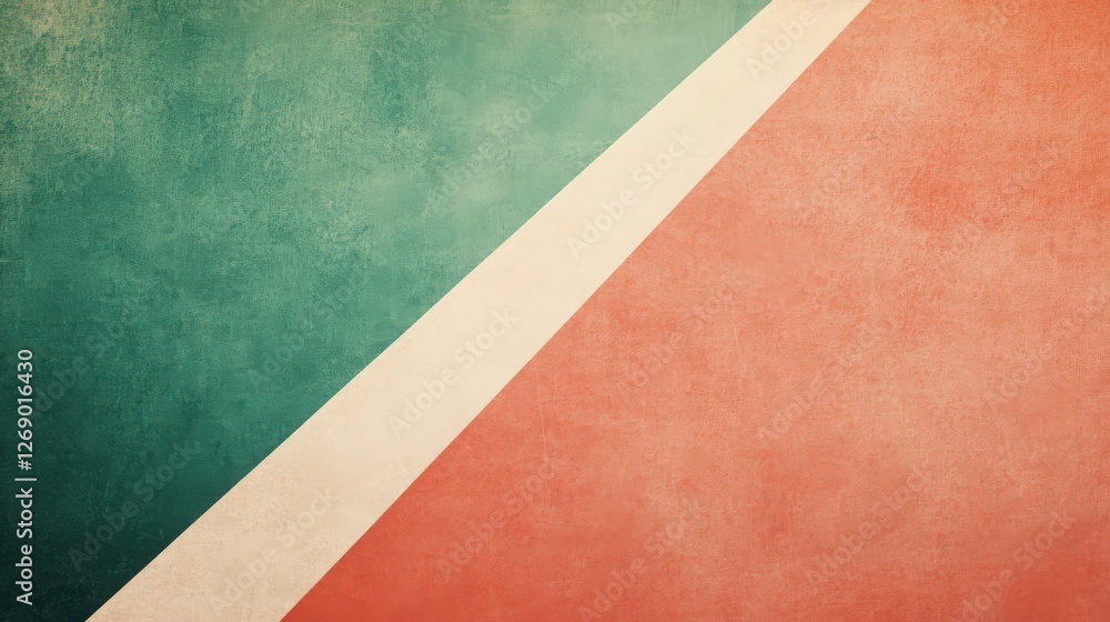 Aufkleber retro abstract background with diagonal line and two-tone grunge texture