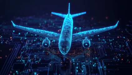 Digital Airplane Soaring Circuit Board