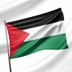 Obraz premium National flag of Palestine in high quality.