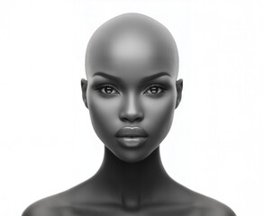 bald woman
