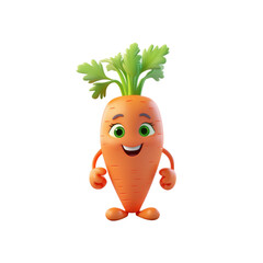Cute-carrot,-3D-cartoon-style-illustration.