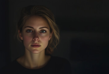 portrait of a young woman