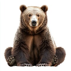 Bear isolated on white