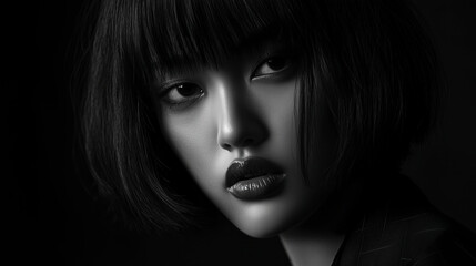 portrait of a young woman