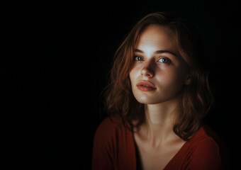 portrait of a young woman