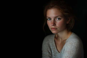 portrait of a young woman