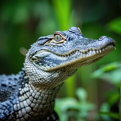 Fototapeta premium Crocodile isolated on white