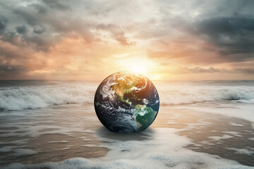 A globe for business background