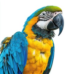 Obraz premium Macaw parrot isolated on white