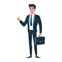 businessman with briefcase