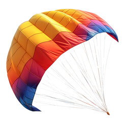 Obraz premium Colorful kite isolated on transparent background