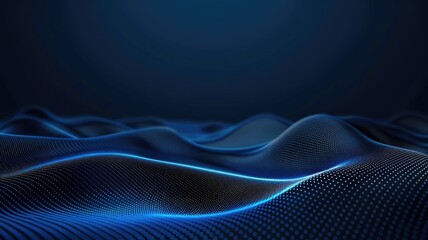 Abstract picture of blue texture effect in digital technology design. Seamless modern art of futuristic energy in system structure with diagram pattern perfect for cyberspace style background. AIG53.