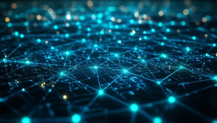 Global network connection, digital data flow, futuristic technology background, website banner